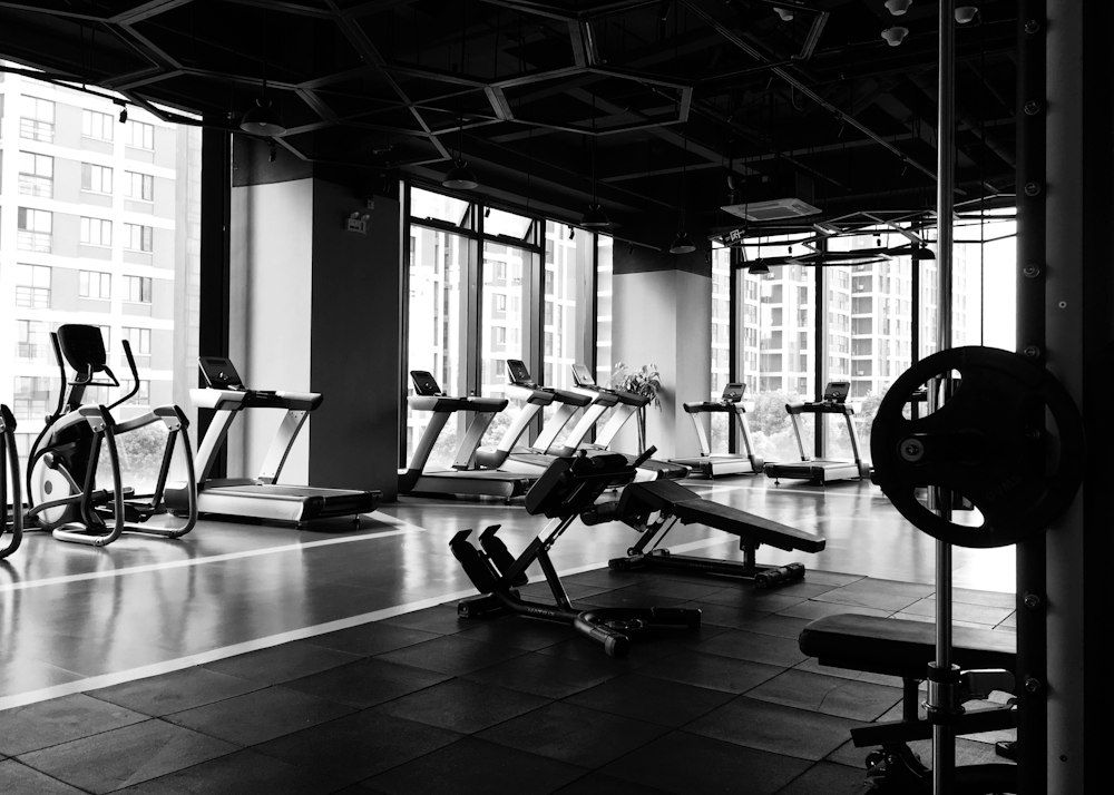Área de cardio e sala de spinning da K2 Fit Center