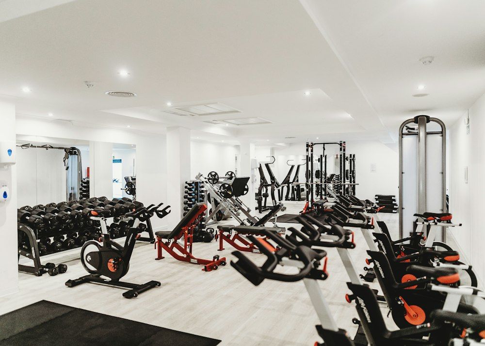 Salão de musculação da K2 Fit Center